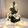 Árvore de Natal de Mesa 20cm Decoração de Natal Decoração de Vitrine de Loja Árvore de Natal de Flor Artificial Novo Produto 2026