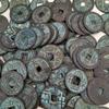 Moedas Antigas das Dinastias Tang, Song, Yuan, Ming e Qing, Moedas de Cobre Envelhecidas e Patinadas, Moedas Antigas no Atacado, Diâmetro 2,5cm