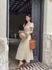 Vestido LS Francés Elegante Cuello en V Estilo Vacacional Mujer Guangzhou Shisanhang 2026 Verano Nuevo Estilo Falda 23227#