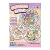 Colección de Pegatinas de Paisajismo Yilan Cabaña Estéreo 3D Pequeña Pegatinas para Manualidades de Bricolaje Colección de Pegatinas de Paisajismo de Dibujos Animados