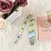 Cartoon Card Holder Estudante Easy Pull Buckle Bus Card Holder Multifuncional Subway Card Holder Telescópico Lanyard Keychain Rice Card Holder