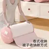 Bolsa de Almacenamiento Acolchada Cilíndrica Bolsa Organizadora Ropa Ropa de Plumas Edredón Artefacto de Empaque para Mudanzas Bolsa Especial para Edredón