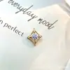 Brincos da coleção F136 liga de titânio roxo claro dourado, piercings labiais G23 titânio rosca interna zircônia, joias para piercing