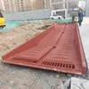 Instalação de porta em porta local móvel sobre a água tanque de lavagem de carros móvel transferência móvel estrutura totalmente em aço local tanque de lavagem de carros