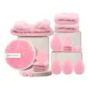 Set de 40 Piezas de Herramientas de Belleza Esponja de Maquillaje Esfera Limpiadora Facial Pinceles de Maquillaje Xiyin Te Suministro Exclusivo Transfronterizo