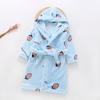 Albornoz infantil otoño e invierno Nuevo pijama infantil de franela para niños y niñas niños polar coral doble cara ropa de hogar polar