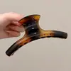 Pinza para el cabello de lujo de alta gama en color marrón, tamaño grande nuevo para cabello grueso, pinza de tiburón para recogidos en la parte posterior de la cabeza, accesorio para el cabello de uso diario
