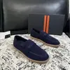 Mocasines de gamuza para hombre estilo británico ZEG de negocios casual transfronterizos slip-on planos cómodos para el día a día