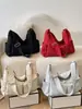 Bolsa de Nylon Grande Capacidade Casual Simples para Estudante 2026 Outono Novo Alta Aparência Qualidade Personalidade Moda Bolsa de Ombro Único