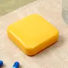Caixa de comprimidos quadrada push-pull de duas compartimentos, portátil, selada, para sub-embalagem, caixa de armazenamento de medicamentos compacta para uso doméstico, pronta para venda no atacado