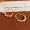 Brincos Torcidos de Zircônia Estilo Lady Casual e Requintado, Design de Nicho Personalizado, Brincos Versáteis e da Moda para Outono e Inverno