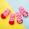 Calcetines para Mascotas, Cubrepatas Antideslizantes, Calcetines de Algodón para Perros Pequeños y Medianos Teddy Vip, Calcetines para Perros, Calcetines para Gatos, Zapatos para Perros