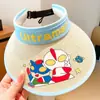Chapéu Infantil Sanrio Kuromi Desenho Animado Chapéu de Sol Proteção UV Respirável Chapéu de Sol