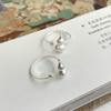 Anillo de apertura de calabaza nuevo de plata S925 otoño e invierno diseño retro de nicho sentido de alto sentido
