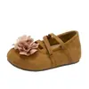 Zapatos Mary Jane para mujer 2026 con correa elástica, estilo otoño, altura de ballet que aumenta, zapatos de punta fina de hada, suela gruesa con diseño de cruz floral