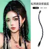 Coleta trenzada estilo chica dulce Y2K, trenza de tres cabos artificial con pinza única estilo Ins, accesorio para el cabello de baile callejero lindo y genial, trenza de boxeadora