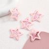 Grampo de Cabelo Infantil Estrela Acessórios de Cabelo Bonito Desenho Animado Glitter Presilha Bb Doce Simples Grampo de Cabelo para Menina Franja Lateral