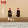 Nova série de garrafas de bebida simuladas, acessórios de resina com cola de creme DIY feitos à mão, pingentes, enfeites para pendurar e peças decorativas
