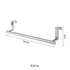 En Stock Rack para Toallas de Acero Inoxidable 430 Color Dorado, Barra para Toallas sin Taladro, Rack para Toallas de Baño de Barra Única, Rack para Gabinete