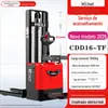 Empilhadeira Elétrica Heli 2 Toneladas para Armazenamento e Carregamento de Baterias de Chumbo-Ácido, Empilhadeira 2,3m 4m