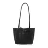 Cesta de vegetais tecida elegante de alto valor bolsa vazada bolsa tote de ombro único bolsa de axila personalizada moderna de grande capacidade
