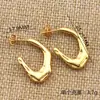 Colección de Pendientes de Estrella de Cinco Puntas de Alta Gama, Pendientes de Acero de Titanio de Lujo de Nicho, Venta al por Mayor Transfronteriza