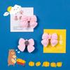 Lindo Lazo Rosa Hecho a Mano DIY Funda para Teléfono Móvil Pegatinas para Tazas de Refrigerador Pasador Accesorios para el Cabello Joyería Accesorios de Resina Material