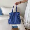 Bolsa tote estilo coreano para mulheres, bolsa de tecido de nylon, grande capacidade, novo modelo da moda 2026, moderna e única, bolsa de ombro plissada estilosa