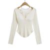 SY9115-25 primavera nova europeia e americana desejo puro garota gostosa sexy cintura fina colete de renda falso duas camisetas