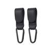 Gancho Multifuncional para Cochecito de Bebé Mosquetón Portátil Gancho de Cuero con Velcro Gancho Universal Gadget para Cochecitos