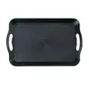 Bandeja de Plástico Rectangular Restaurante Antideslizante Para Servir Portátil Plato de Cena Estilo Japonés Comercial Grande Bandeja Binaural con Asa