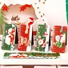 Regla Magnética Plegable de Dibujos Animados de Navidad Marcapáginas Magnético Suave Regla Regalo Papá Noel Regla Recta Pequeño Regalo de Navidad