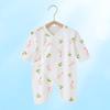 Ropa de recién nacido 0-6 marzo primavera y otoño monos bebé barriga mariposa ropa bebé bebé pijamas de algodón