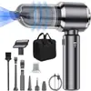 Aspiradora para coche con pantalla de potencia inalámbrica, motor sin escobillas portátil, aspiradora de mano para el hogar, soplador de polvo, transfronterizo