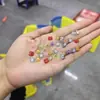 Decorações de Arte de Unha de Tartaruga Glow-In-The-Dark Tendência Resina Strass Acessórios para Unhas Materiais DIY Pequenos Acessórios