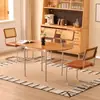 Mesa de Jantar Dobrável, Mesa de Jantar em Madeira Maciça, Conjunto de Mesa e Cadeiras de Jantar Ovais para Restaurante, Conjunto de Mesa e Cadeiras de Jantar Ovais Estilo Antigo