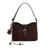 Bolsa de Axila Retro Simples Tendência Outono Feminina Tendência Nicho Versátil Grande Capacidade Ombro Único Transversal