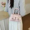 Bolso Cruzado Casual con Textura y Estilo, Bolso de Mano Retro de Moda para Mujer, Nuevo Modelo 2025, Bolso Cuadrado Pequeño de Color Sólido Brillante