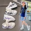 Sapatos Versáteis para Meninas, Novos Modelos de Primavera, Tênis Esportivos Infantis, Tênis da Moda para Meninas, Tênis Estilo "Dad Shoes" para Crianças Maiores, Tênis Tendência Forrest Gump