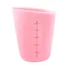 Tazas Medidoras de Silicona de Grado Alimenticio en Stock 125ml 250ml 500ml Vasos de Silicona con Doble Escala Visible para Uso Práctico en Repostería