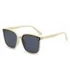 Gafas de Sol Gm de Venta Caliente 2026 para Mujer, Gafas de Sol de Moda de Gama Alta con Montura Cuadrada, Estilo Callejero de Celebridad de Internet, Gafas de Sol Anti-UV