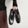 Mocasines de Cuero Vacuno de Primera Capa para Mujer, Zapatos Planos, Nuevo Estilo Primavera Temprana, Cuero Genuino, Punta Redonda, Cuero Suave Envejecido, Zapatos de Corte Medio Individuales para Mujer