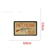 Fornecimento Transfronteiriço Patch de Velcro Militar Russo Tático Bordado de Letra Patch de Pano Patch de Moral Russo Patch de Bolsa