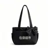 Bolso de Mano Pajarita, Bolso Cruzado Casual Simple de Nailon, Bolso Versátil de Gran Capacidad para el Día a Día, Bolso Tote de Gran Capacidad