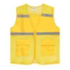 Chaleco Reflectante Personalizado Ropa de Trabajo con Logo Impreso para Ciclismo Nocturno al Aire Libre Seguridad Vial Ropa de Trabajo Chaleco de Conducción Jinete