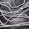 Cuerda Blanca Cuerda Hueca Cuerda de Nylon Cuerda Trenzada Redonda 16 Hilos 2mm 3mm Cuerda Plana Teñible En Stock Venta al por Mayor