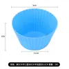 Amazon Molde para Muffins de 7 cm Molde de Silicona para Pudín Resistente a Altas Temperaturas Molde para Pastel Película Especial para Hornear de Grado Alimenticio