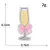 Gretel Tecido Taça Bordado Patch Verão Bebida Padrão Tendência Patch de Bordado Computadorizado Patch para Roupa Venda por Atacado