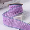 Cinturón Tejido Hueco con Borde Ondulado DIY Decoración para Textiles del Hogar Ropa Sombrero de Copa Regalo Empaque de Flores Accesorios para el Cabello con Lazo