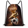 Artículo popular de comercio exterior: Mochila con Cordón de Fútbol Copa del Mundo, Bolsa de Almacenamiento de Gran Capacidad, Bolsa con Cordón Deportiva para Estudiantes, Personalizable